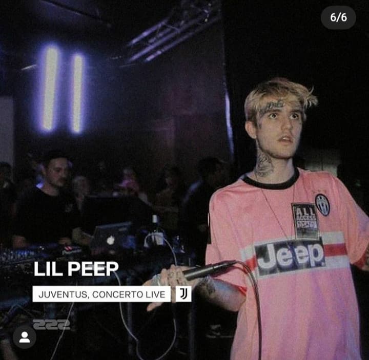 Che bello Lil Peep con la maglia della Juve ??