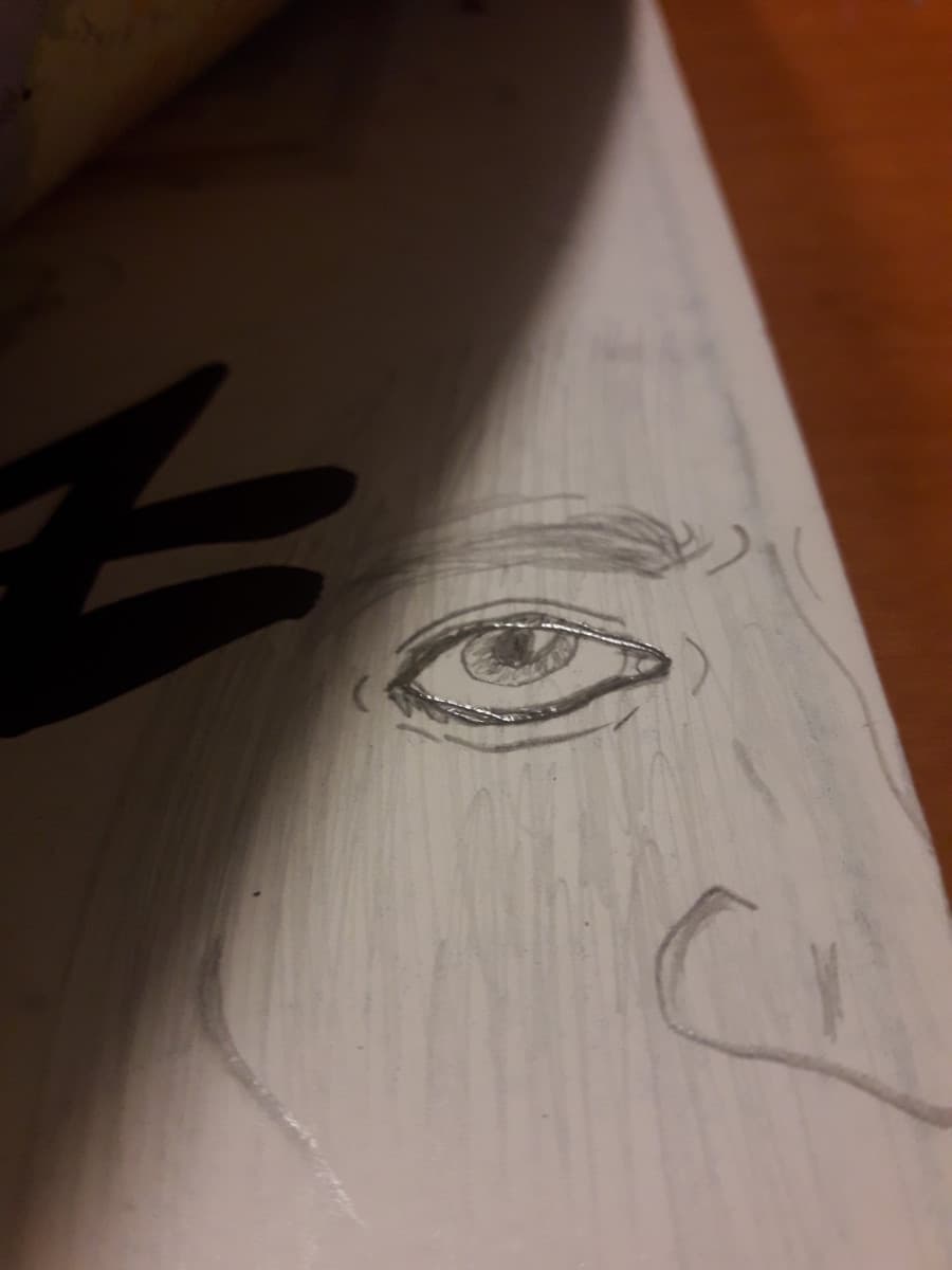 Quando in classe sei annoiato e ti parte l'arte.