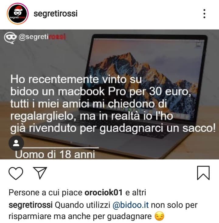 Qualcosa mi dice che questo non è veramente preso da insegreto