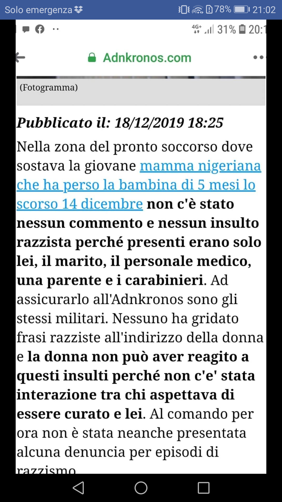 Usare razzismo a cazzo anche oggi,fatto