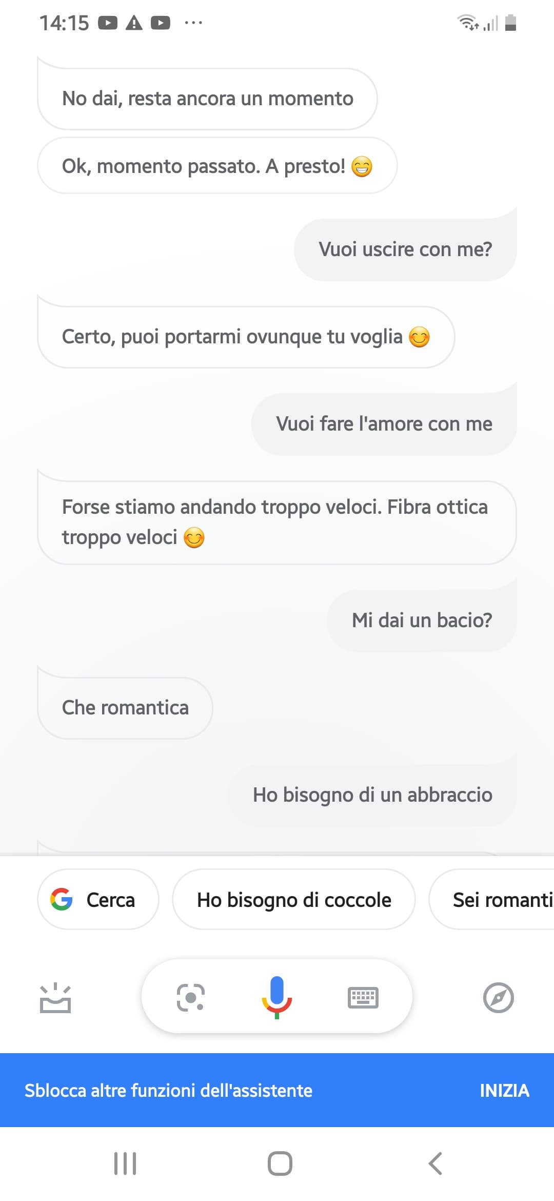 Le mie conversazioni con Google