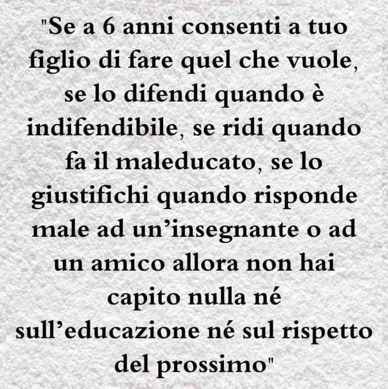 Quando ero piccola la mamma di un mio ex compagno di scuola faceva esattamente così con il figlio. Odio lei e odio quel minchione di figlio! Non mi dilungo troppo perché potrei sparare insulti di ogni tipo!