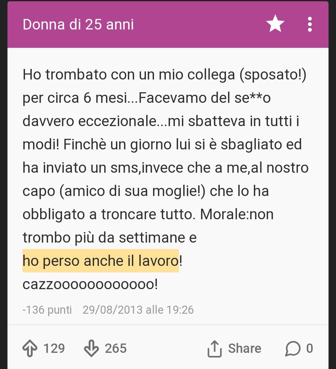 Quelle ''o'' alla fine mi cringiano malissimo