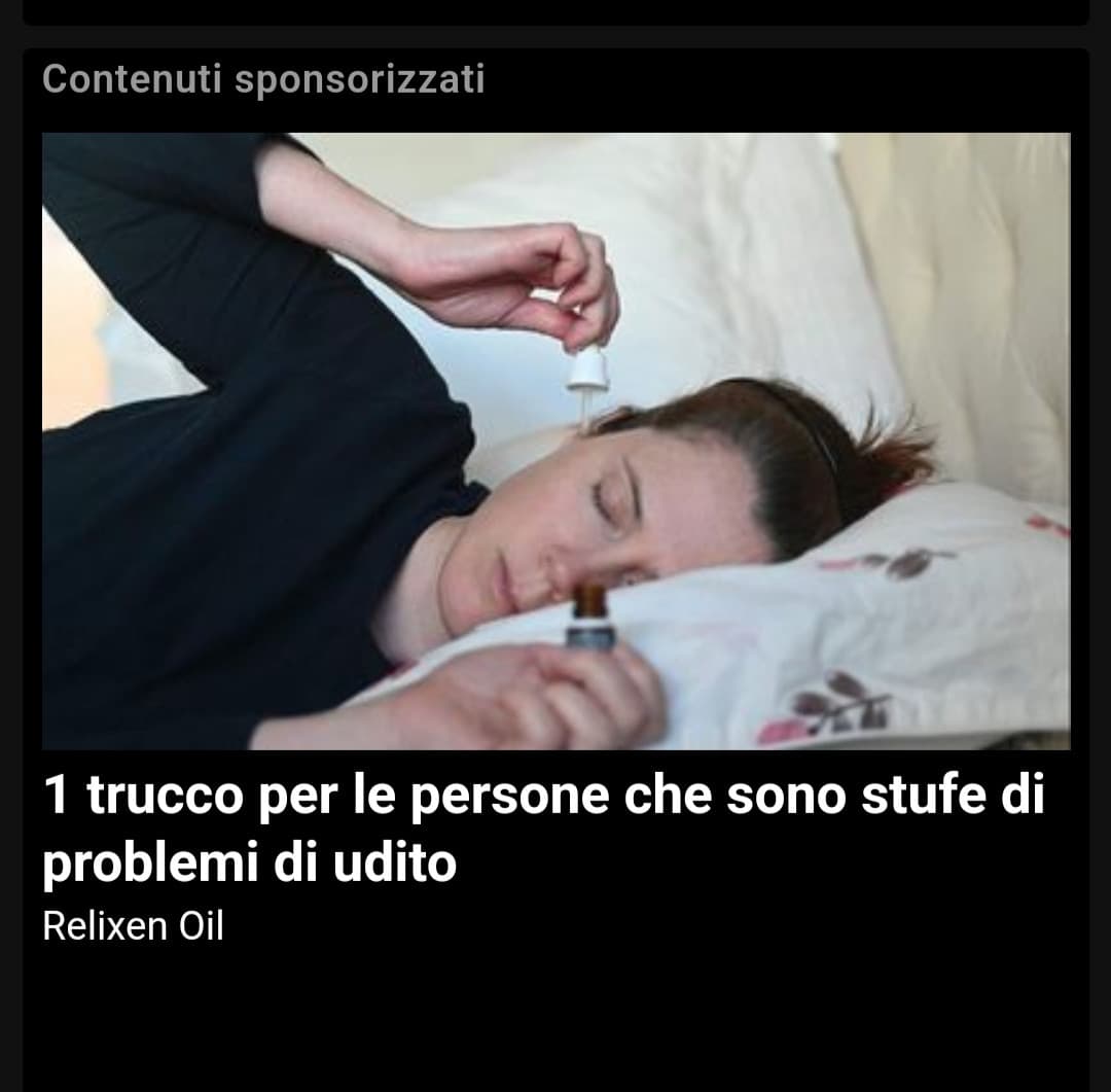 "che sono stufe[...]" Ma perché c'è a chi piace avere problemi d'udito?