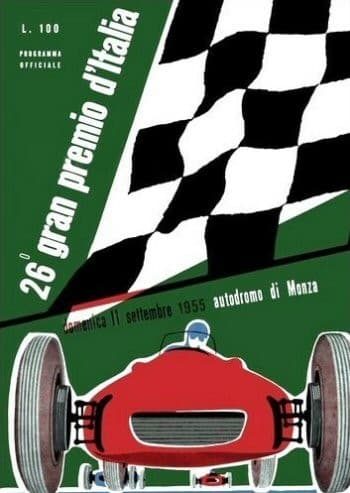 1955: XXVI Gran Premio d'Italia - Lo stesso Fangio, un circuito diverso.