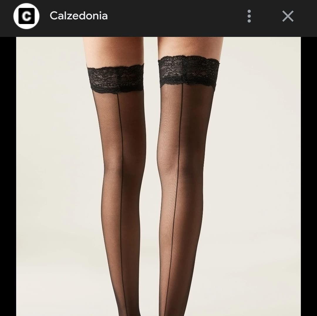 ma è esagerato uscire con le calze autoreggenti? pensavo di prendere un paio così