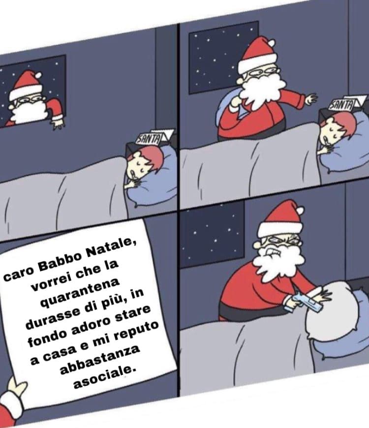 io e babbo natale vi sopprimeremo tutti. 