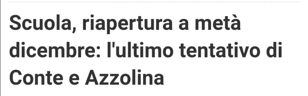 Ma che senso ha? Dopo una settimana ci sono le vacanze 