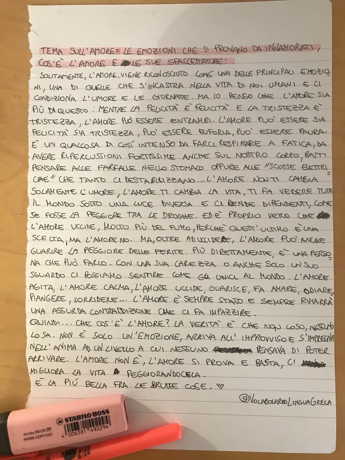 che cos’è l’amore?