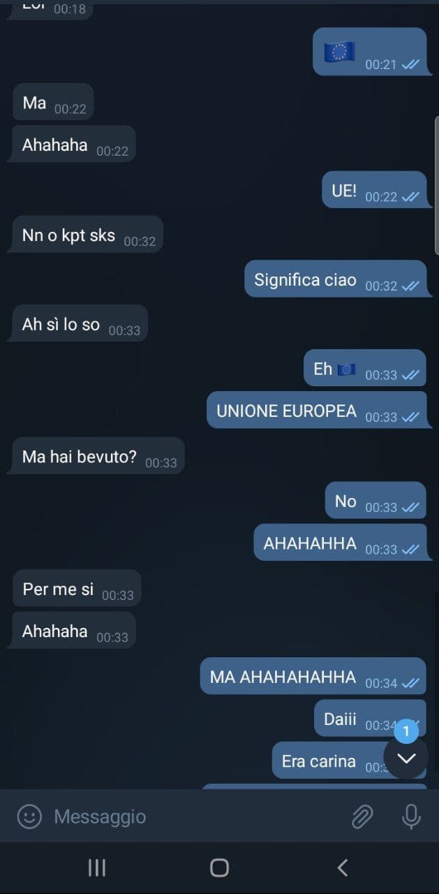 Mi fa ridere di più il hai bevuto? Che la battuta in sé  HAHAHAHAH