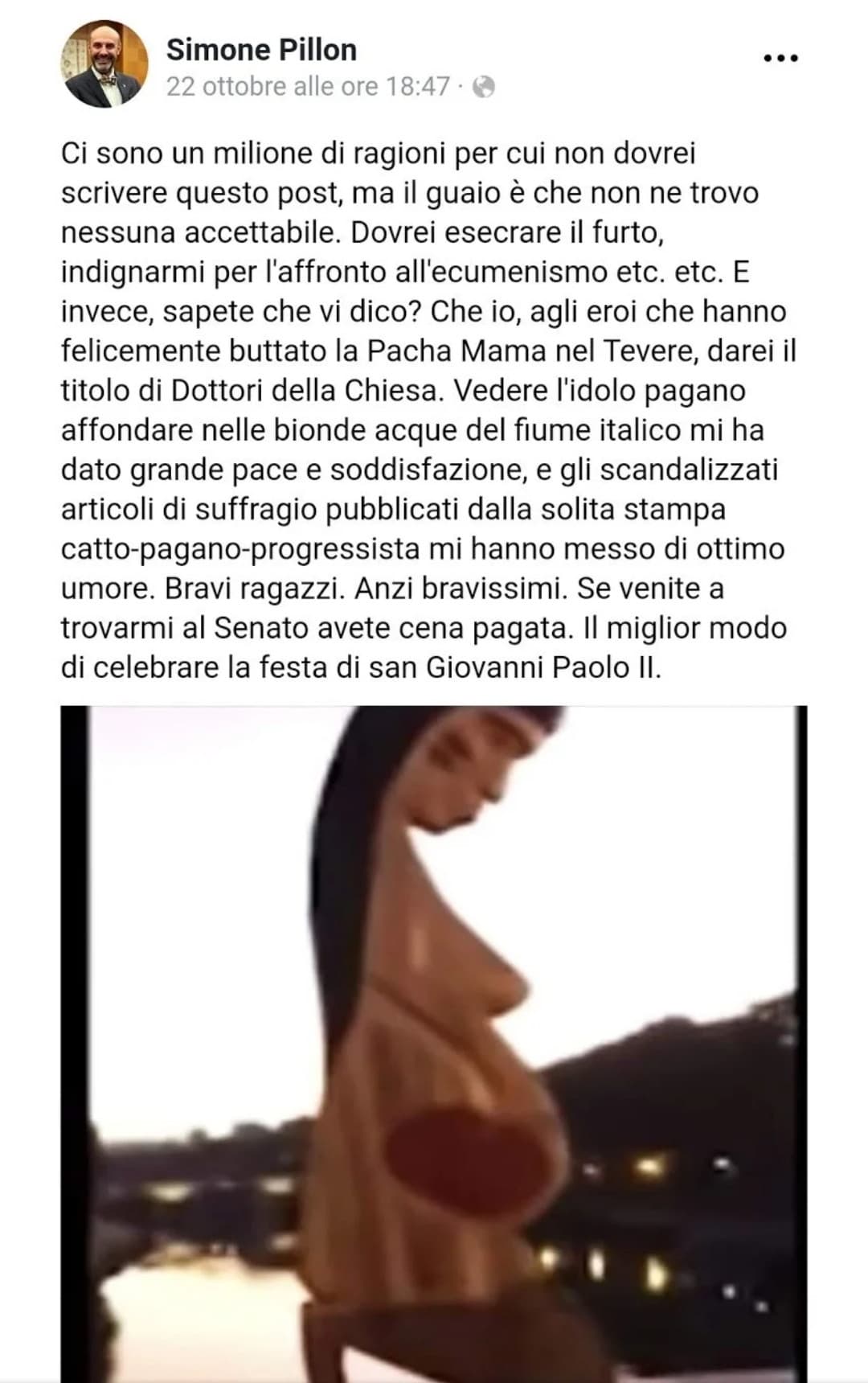 Ok che talebano per lui non suonava male, ma ora si vede che ci ho azzeccato proprio 