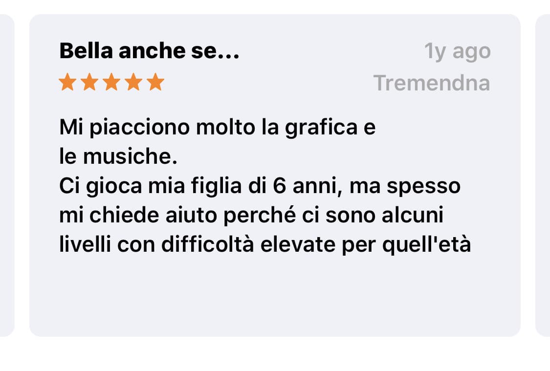 Mi sa che la gente sta perdendo l’abilita Di leggere, ta sei cieca?! Ci credo che poi tua figlia non riesce a fare certe cose... non voglio essere offensiva, puoi farglielo usare comunque e aiutarla; ma non ti lamentare !!!