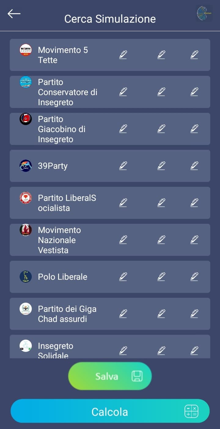 XV Elezioni di Insegreto