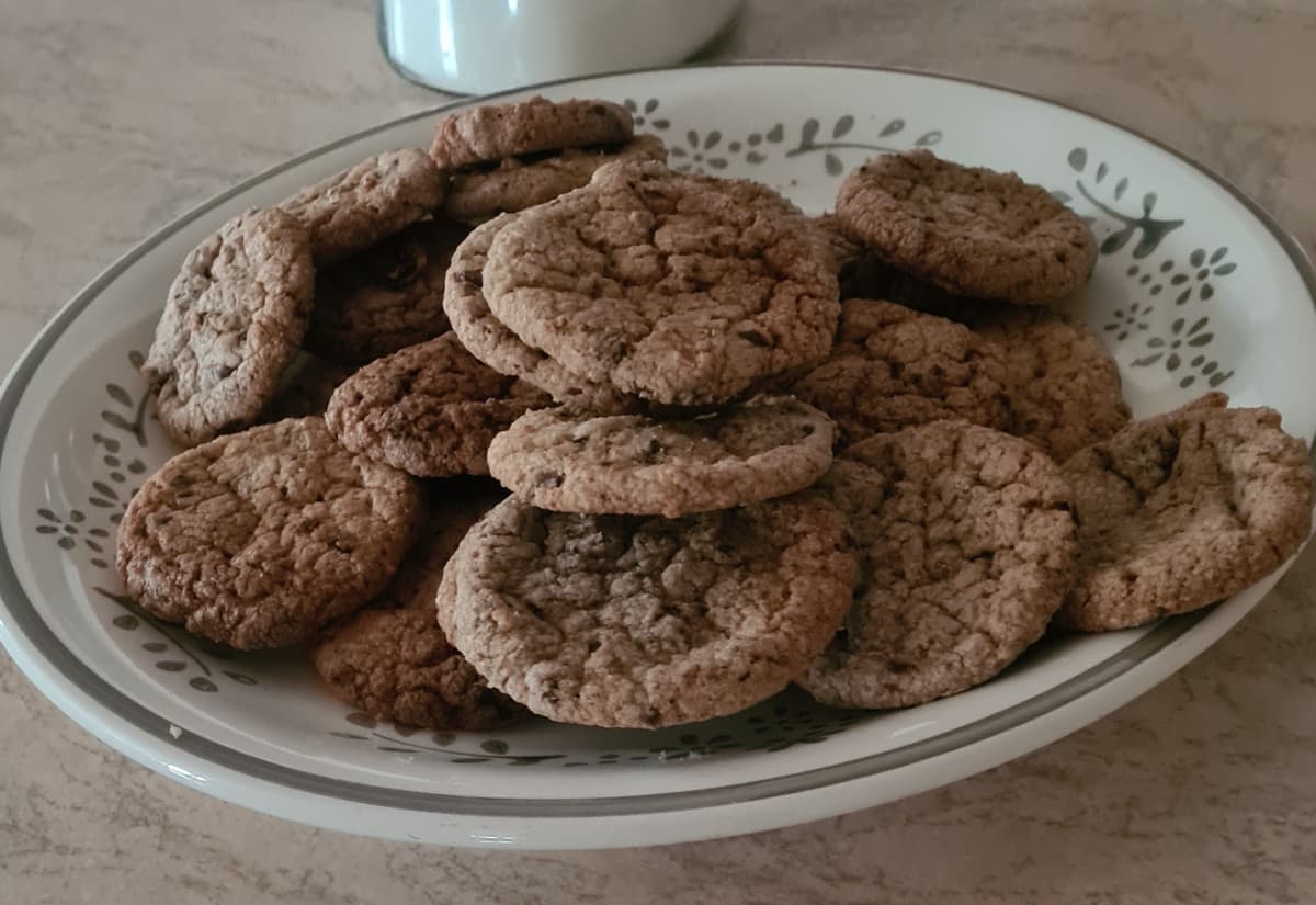 oggi mia mamma mi ha fatto I biscotti per colazione🫶🏼