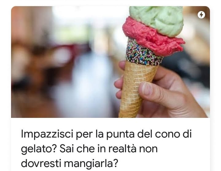 Ma noi la mangiamo comunque 