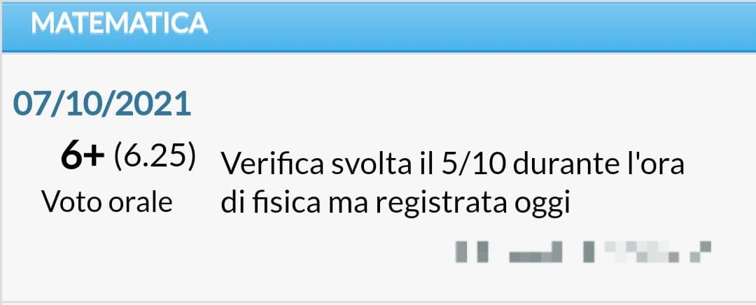 NO SCUSATE PIANGO HO PRESO FINALMENTE UN 6 DI MATEMATICA