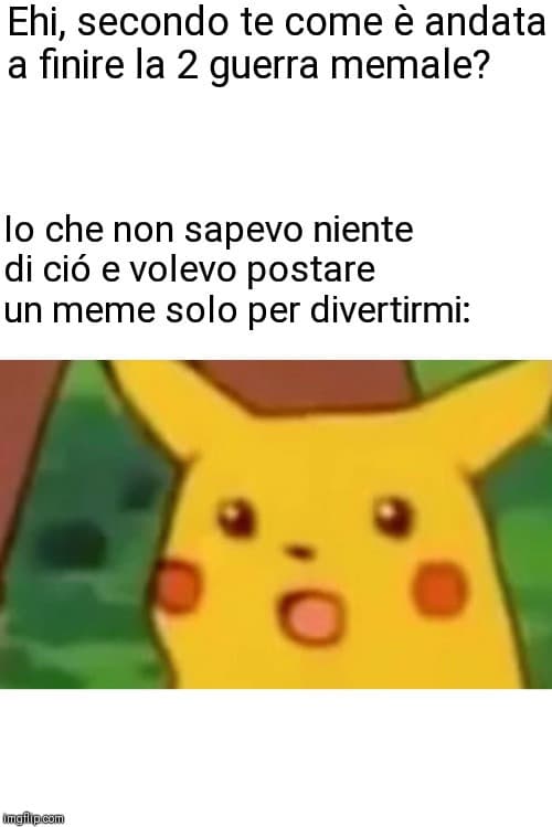 La situazione del momento. 