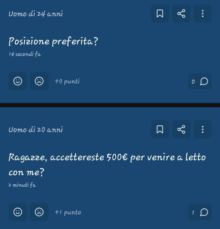 Io non avrò una vita ma...