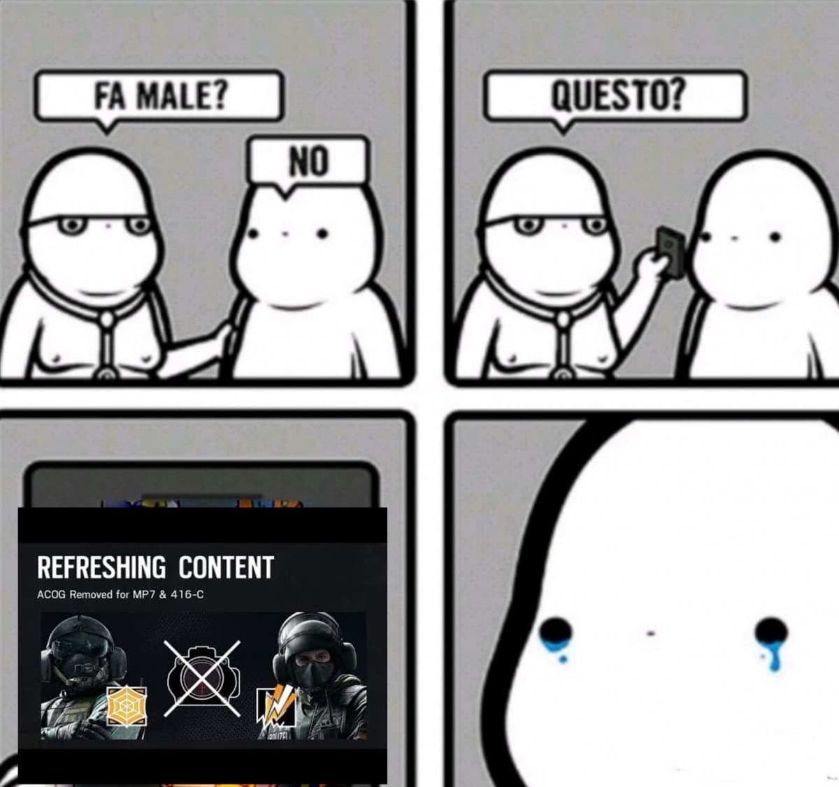 Rip acog di Jäger e Bandit (senza dimenticarsi delle mitragliette dei S.A.S.)