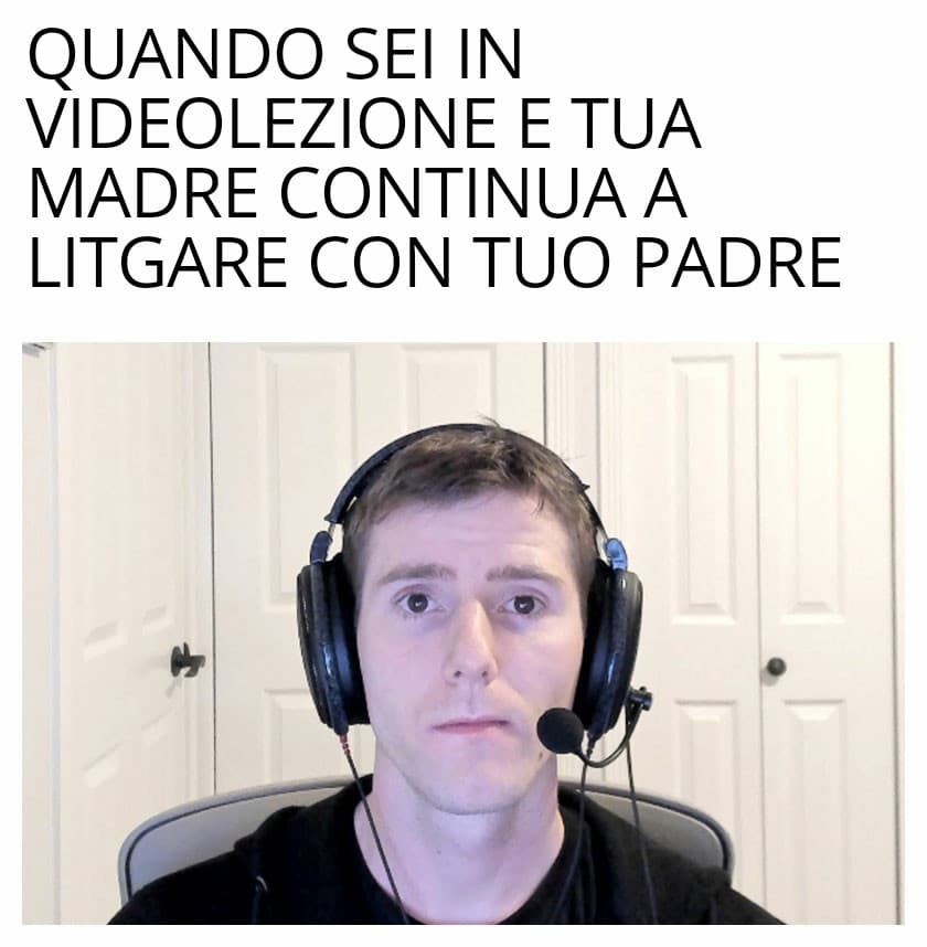 Esattamente con quella faccia