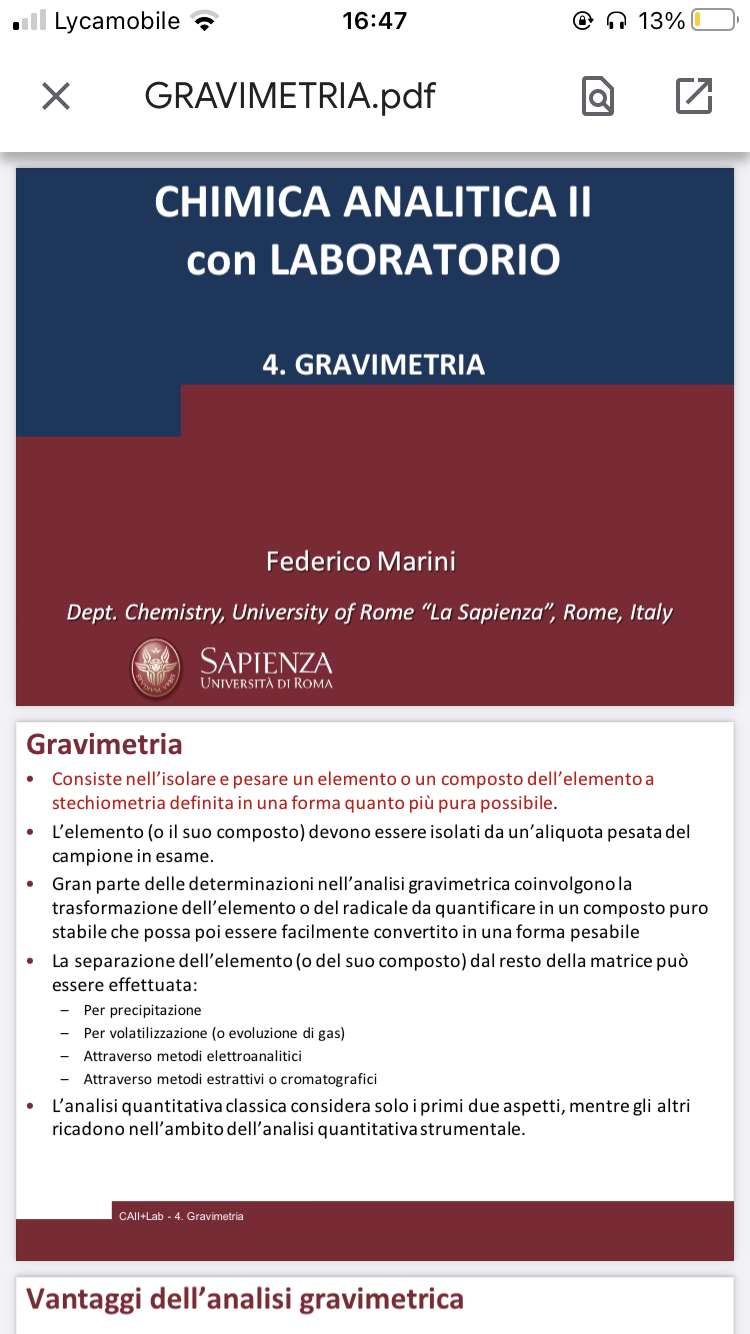 È normale che in terzo superiore devo studiare un PowerPoint della università la Sapienza 