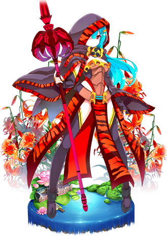 Tiger Lily del gioco Flower Knight Girl. Con le sue evoluzioni...ma quanto è f*ga?