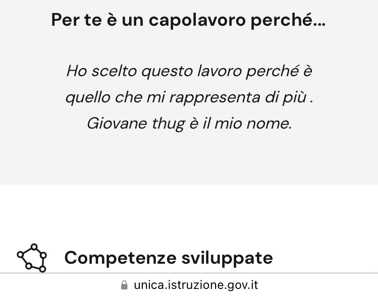 la scuola è finita da 4 giorni e