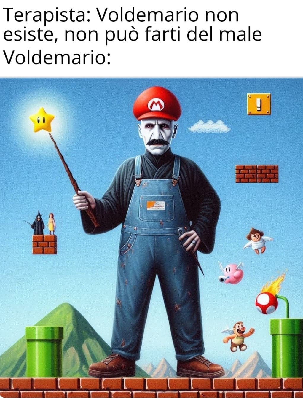 Non io che dovrei dormire ma mi ritrovo a fare meme di bassa qualità con le immagini che genero con l'intelligenza artificiale