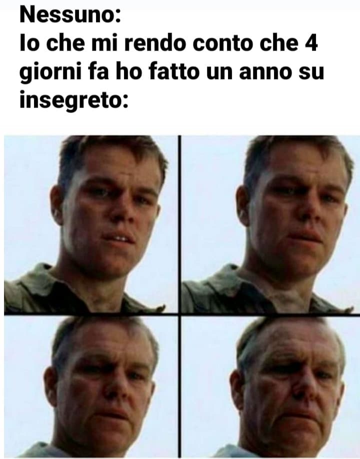 Che traguardo deprimente 