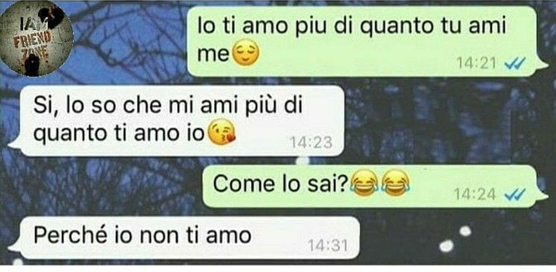 E arriva la friendzone