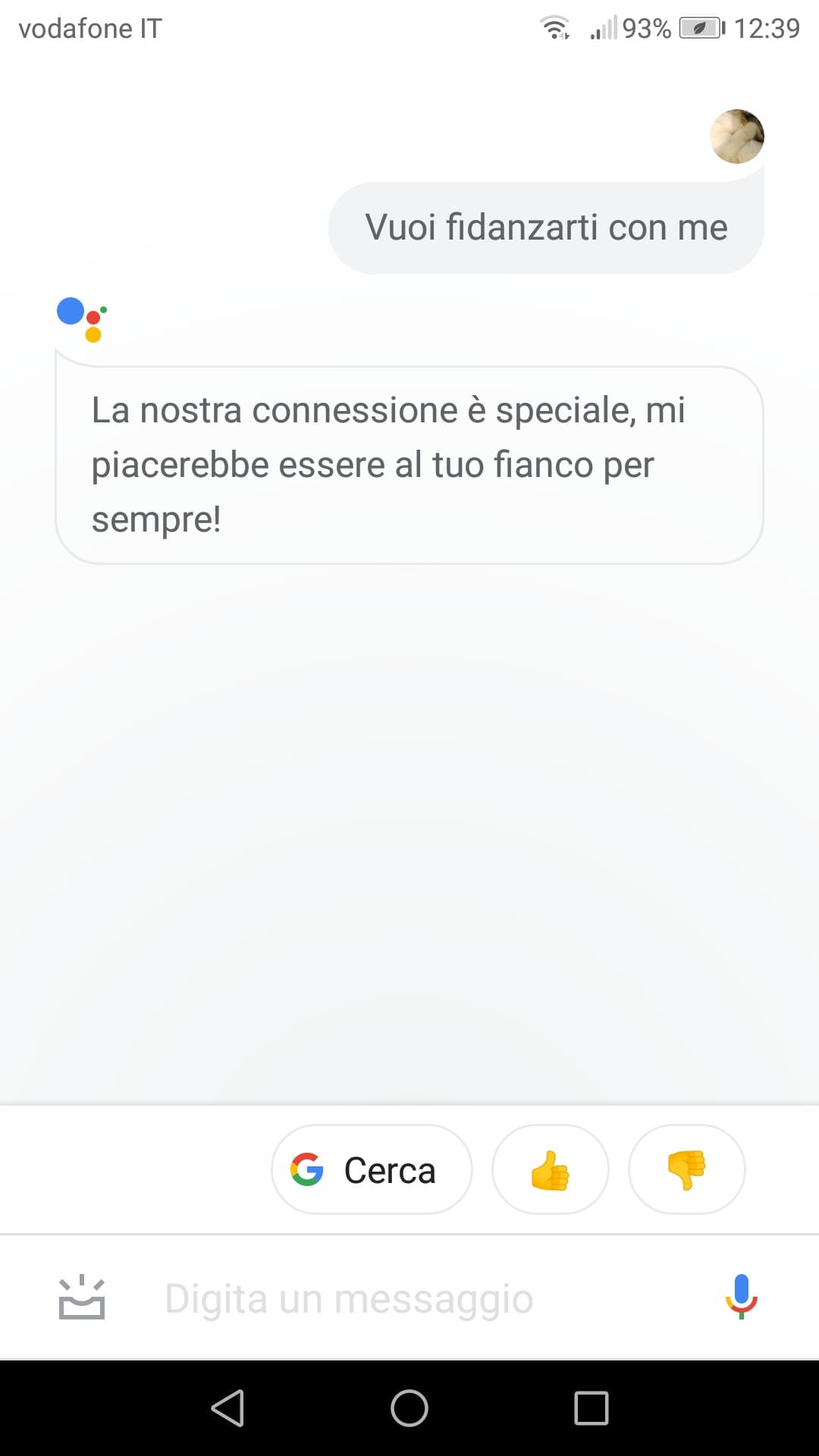 Grazie Google ti amo anche io❤️