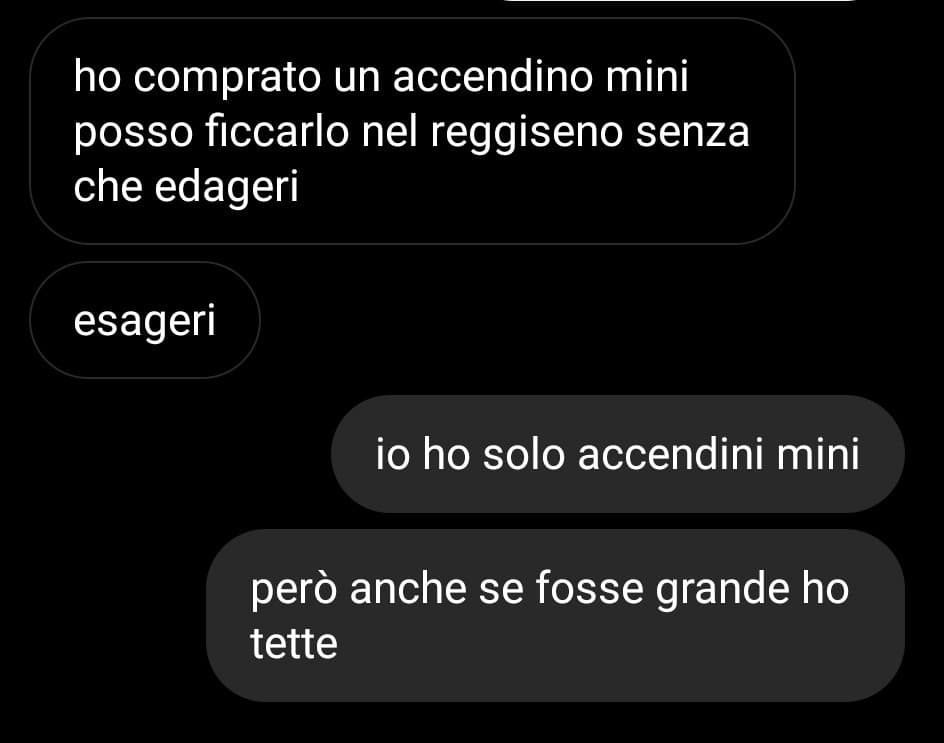 per accendere le candeline in caso mi ritrovassi in un compleanno 