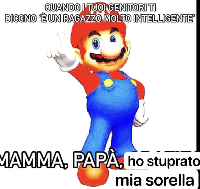 Signor Mario cosa va dicendo 