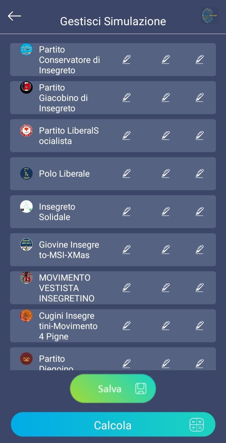 XVII Elezioni di Insegreto