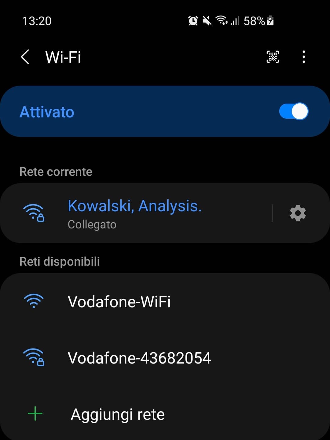 Uscitemi i nomi dei vostri wifi, quello più bello vince un biscotto?