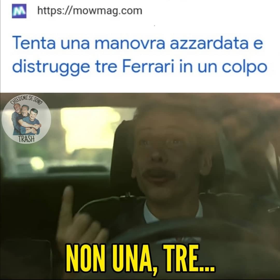 Addirittura tre... 