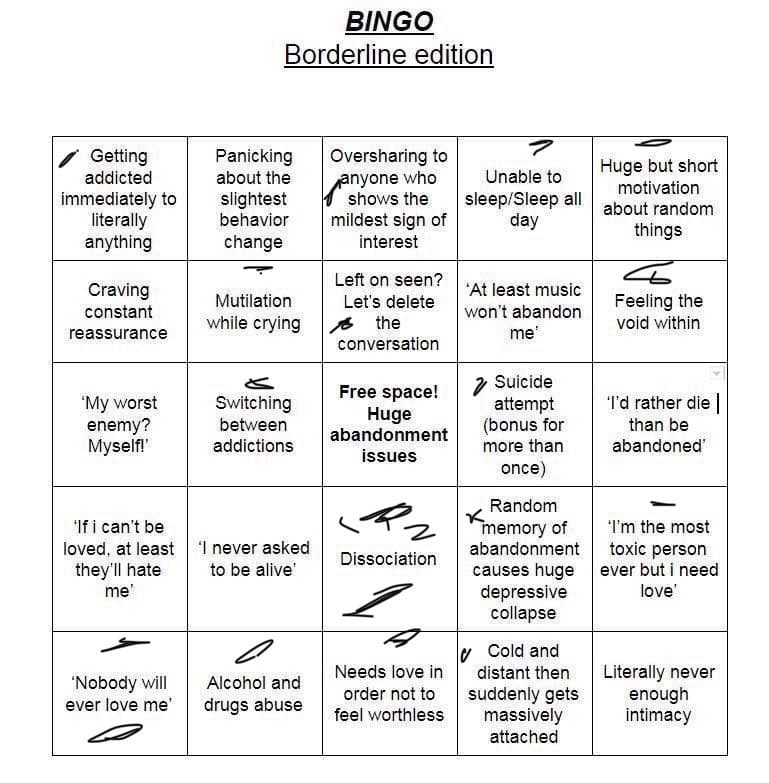 Vab mi annoiavo e ho fatto un bpd bingo