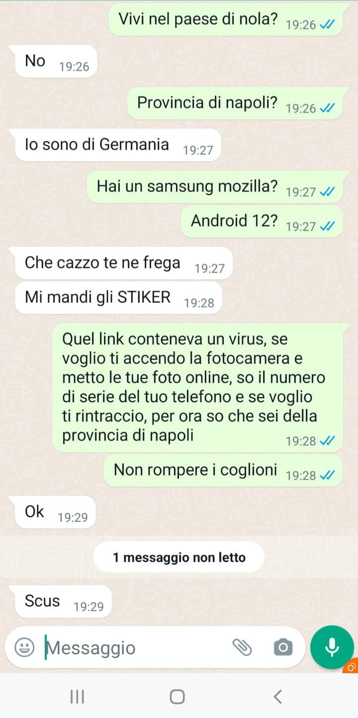 Come levarsi dal cazzo chi ti scrive