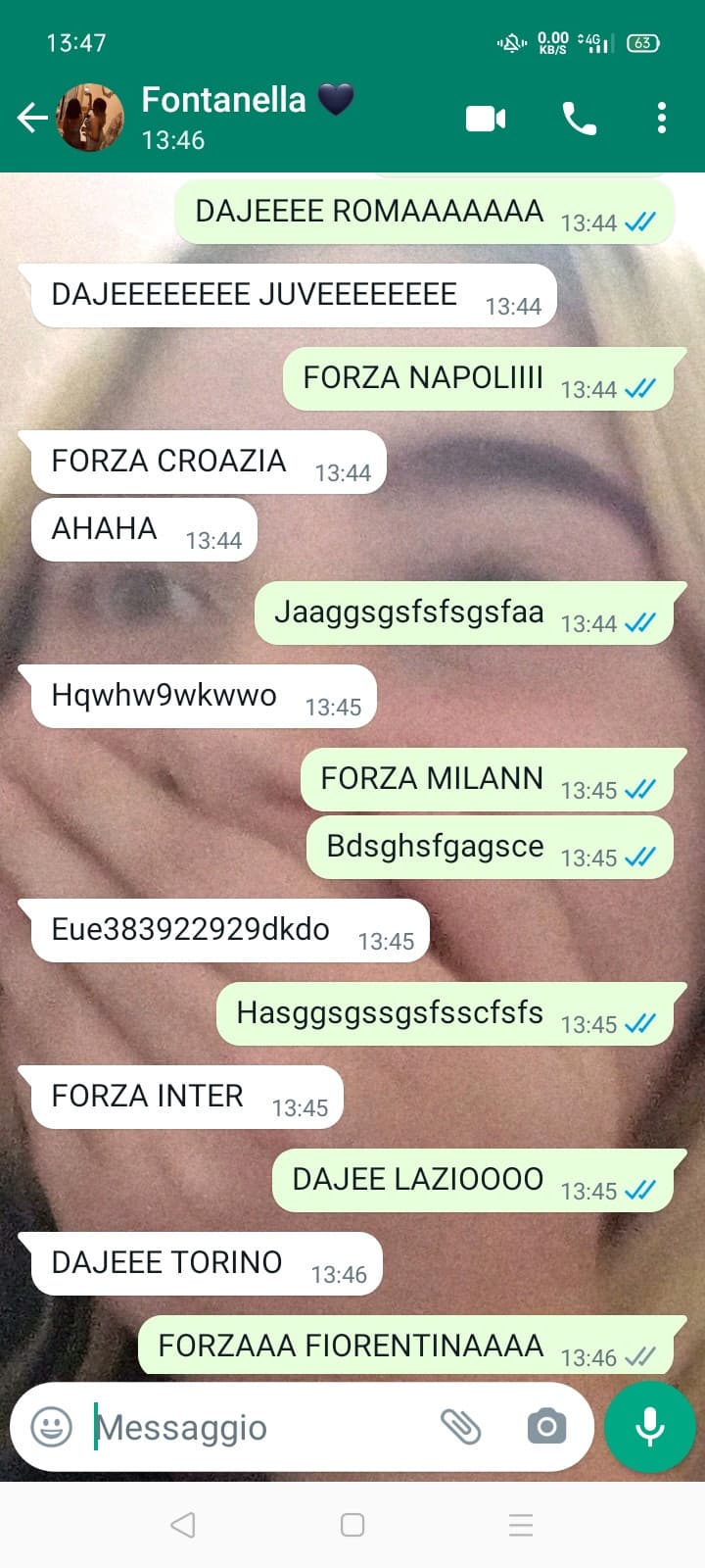 Io e la mia migliore amica così a caso: