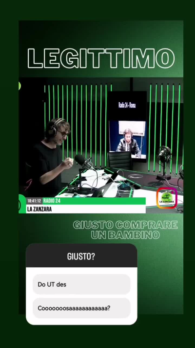 Questa volta sono d'accordo con il crux. Viva l'utero in affitto che è la massima espressione del capitalismo (e viva il capitalismo)