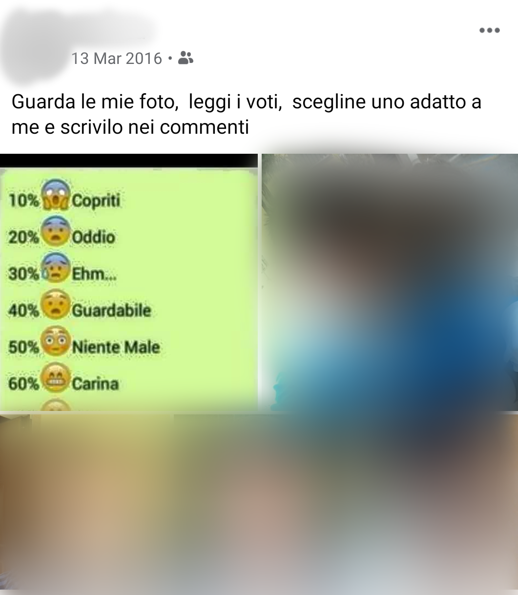 non io a 11 anni che favevo ste minchiate pensando di essere un influencer ?