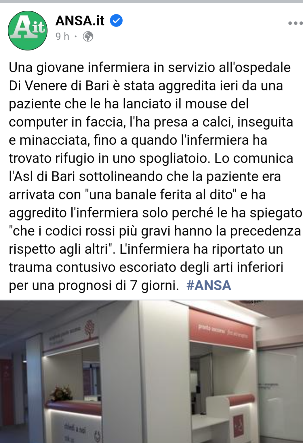 Qualche giorno fa una ragazza ha scritto un segreto facendo comparazioni sulla velocità del pronto soccorso austriaco con quello italiano