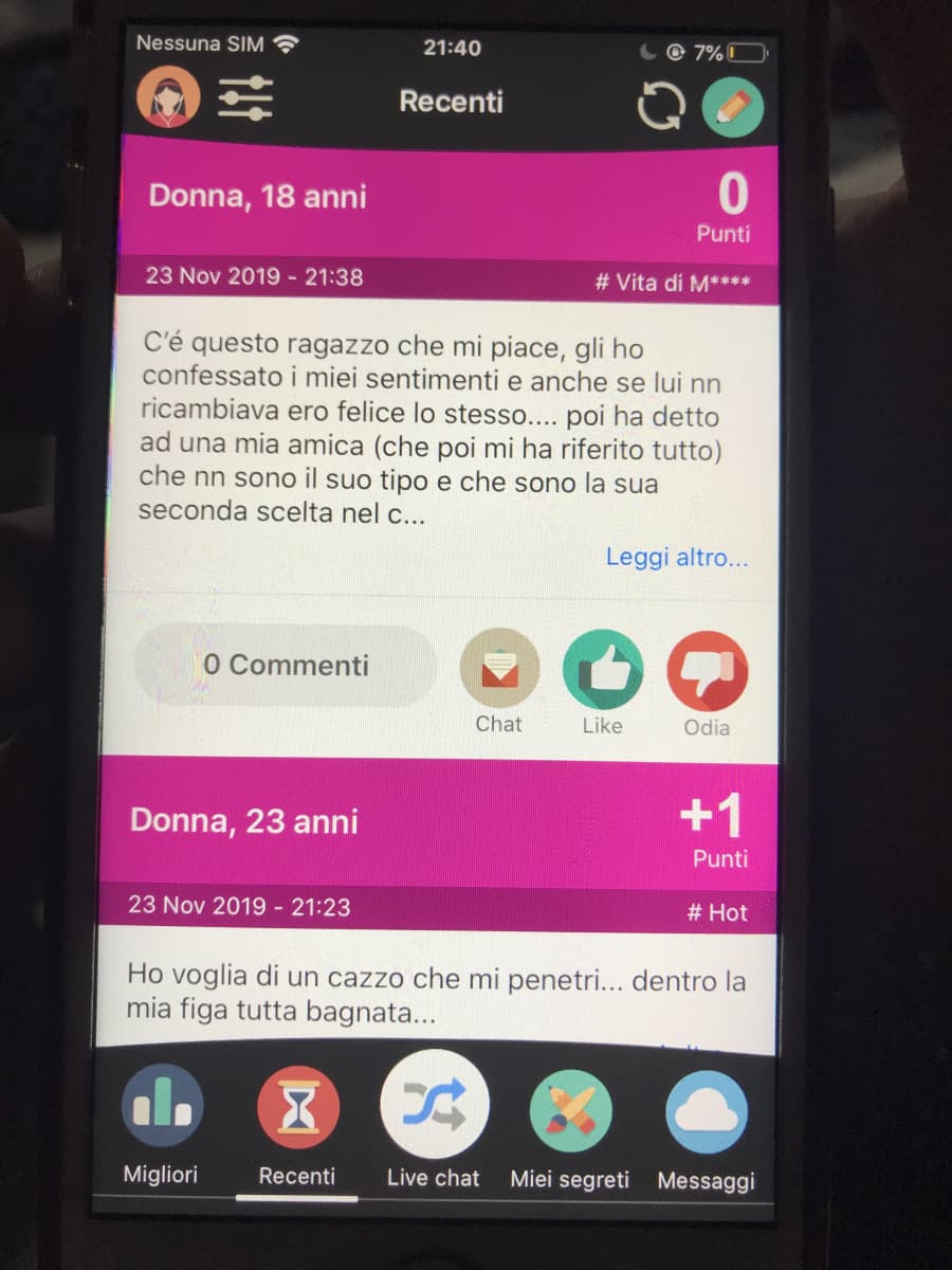 raga ma questo è insegreto o no ? 