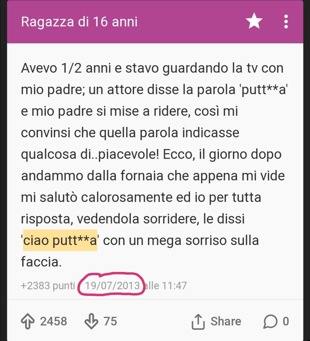 Avete rotto il cazzo