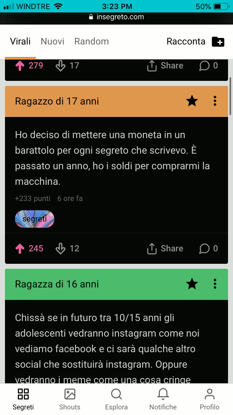 Niente, solo Insegreto con l’inverti colori