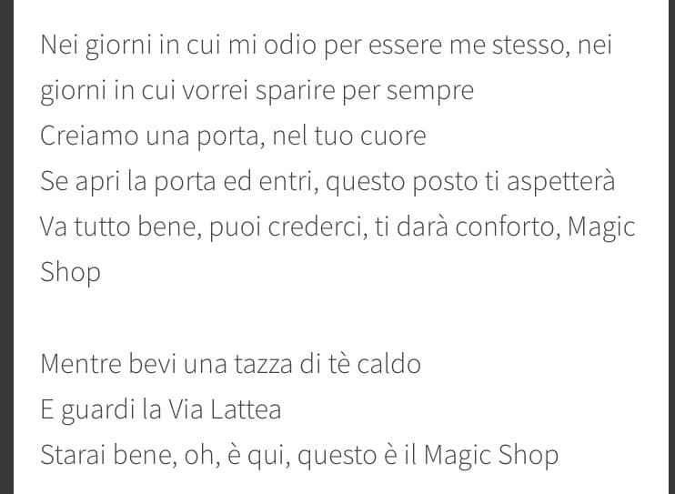 Spero possiate sentirvi confortati?