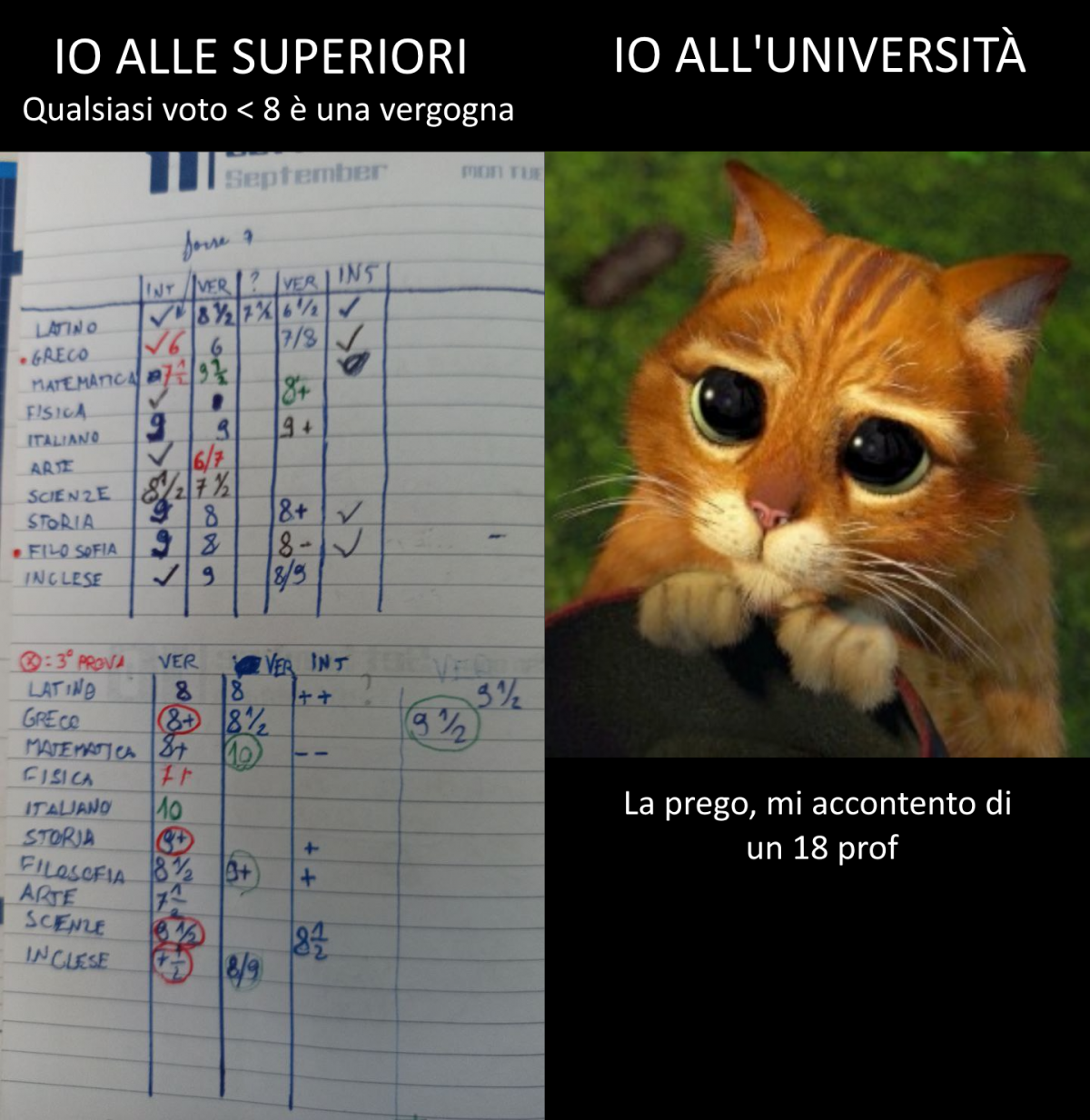 E niente, ho ritrovato un diario delle superiori