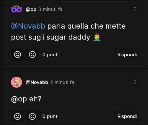 Notizia importante a quanto pare sono tornata sub😔 