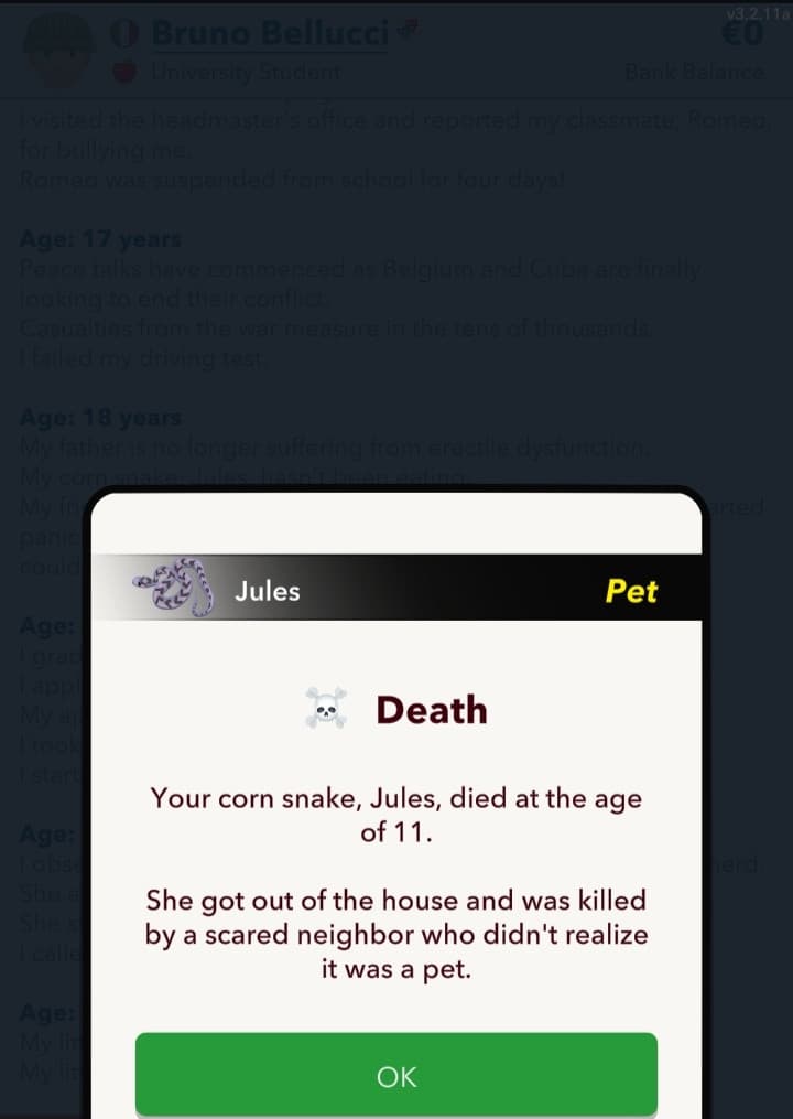 Povero Jules 😢