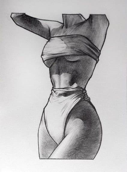 Riesco a percepire la scomodità di quel reggiseno attraverso il disegno. But DAMN è davvero sexy. Wow💕💫